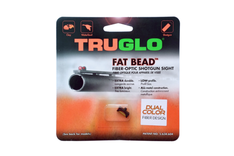Мушка Truglo  TG948CD FAT BEAD 2,6мм двухцветная зеленая/красная , ввиничающаяся