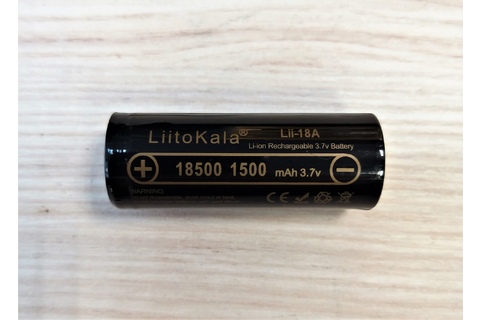 Аккумуляторная батарея 18500 LiitoKala Li-Ion 3,7B 1500mAh